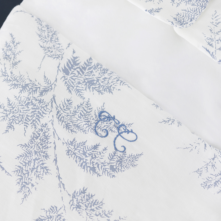 Nid d'ange passe sangle Feuillage bleu (85 cm) (Tartine et Chocolat) - Image 3