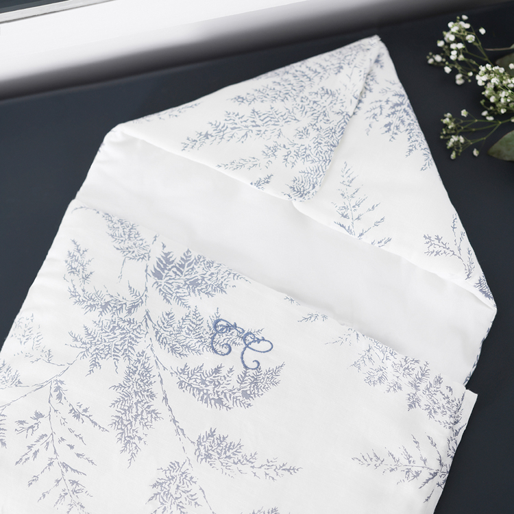 Nid d'ange passe sangle Feuillage bleu (85 cm) (Tartine et Chocolat) - Image 3