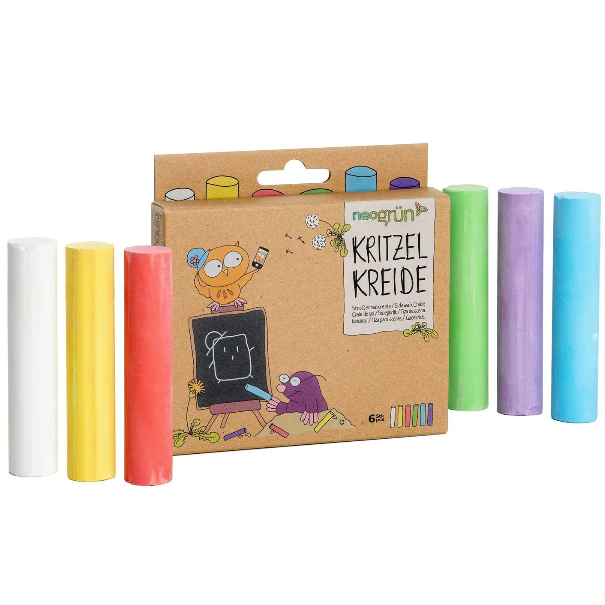 Lot de 6 craies de sol naturel et vegan (Neogrün) - Image 3