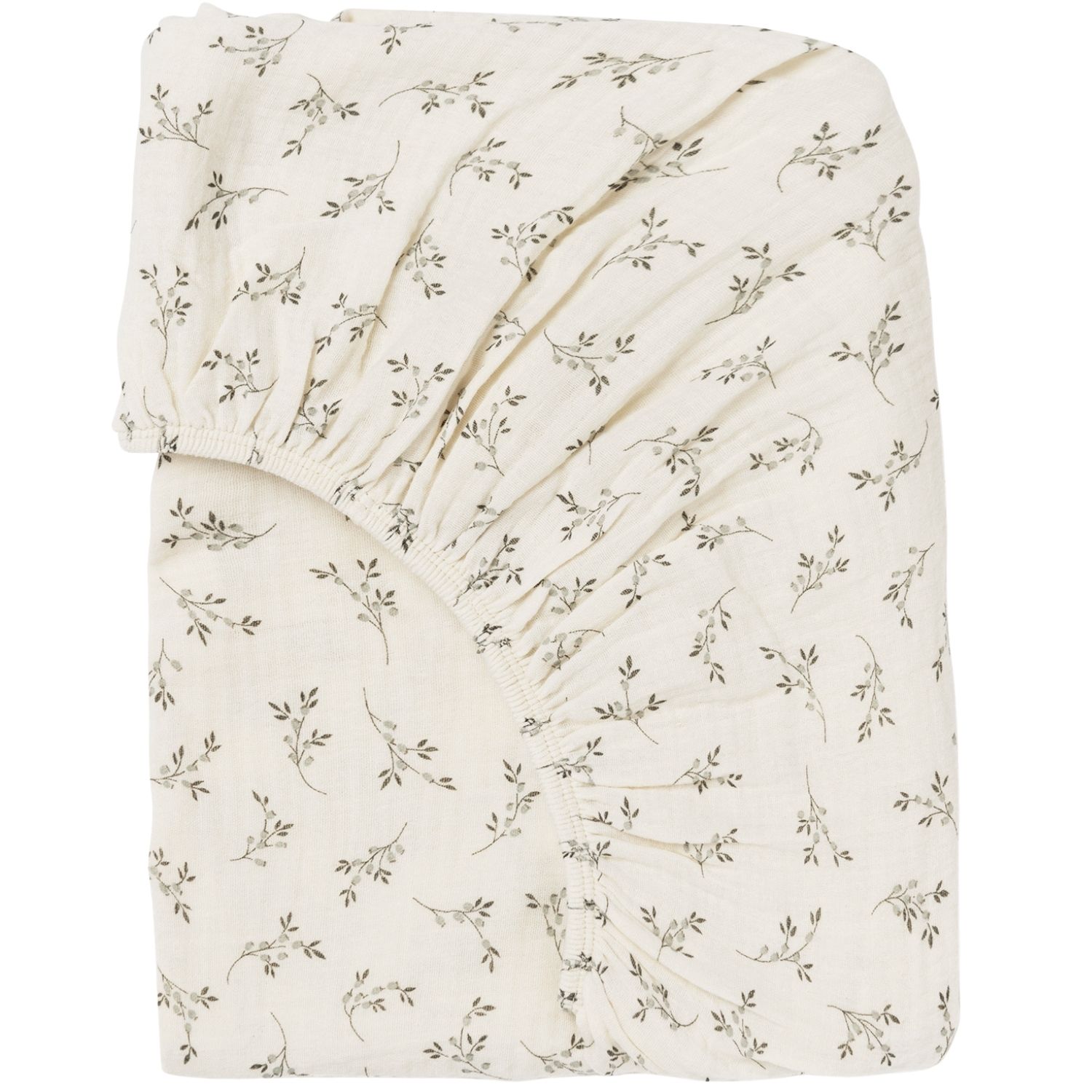 Babyshower - Drap housse de matelas cododo Olive Bloom