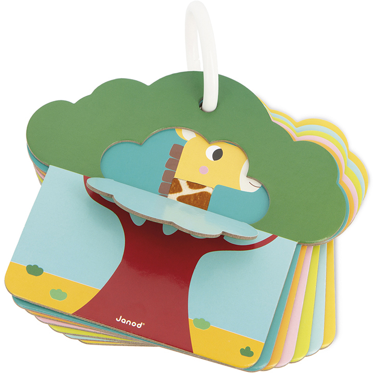 Cartes imagier tactiles La Savane (Janod) - Image 4