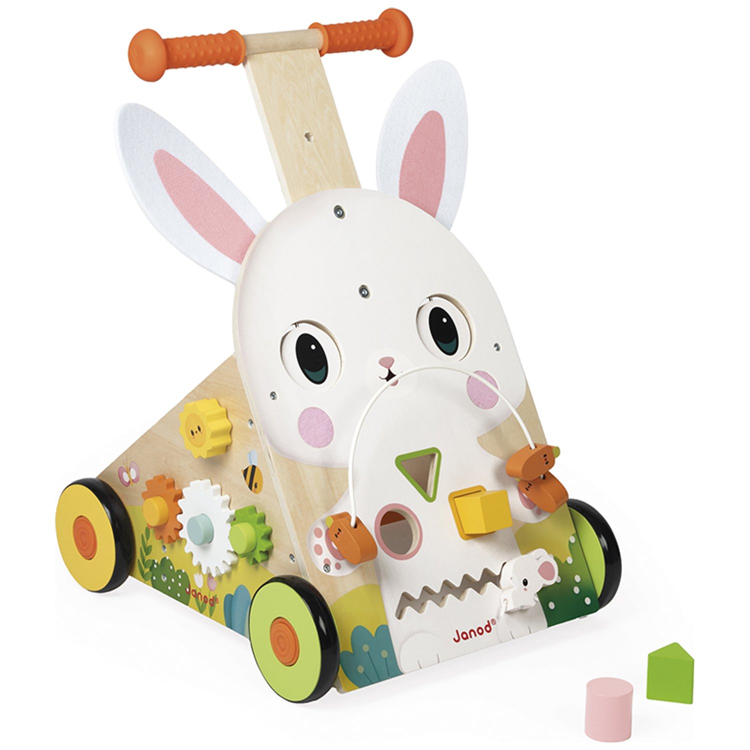 Chariot de marche multi-activités Lapin Ferme