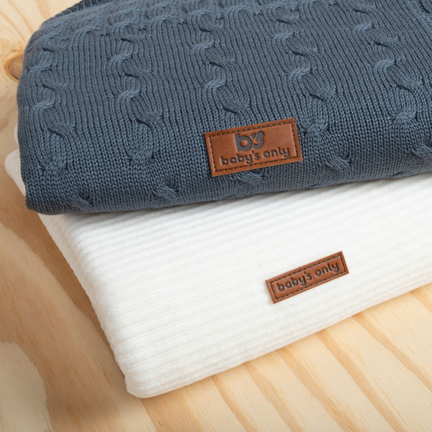 Couverture en teddy Sense blanche (70 x 95 cm) (Baby's Only) - Image 5