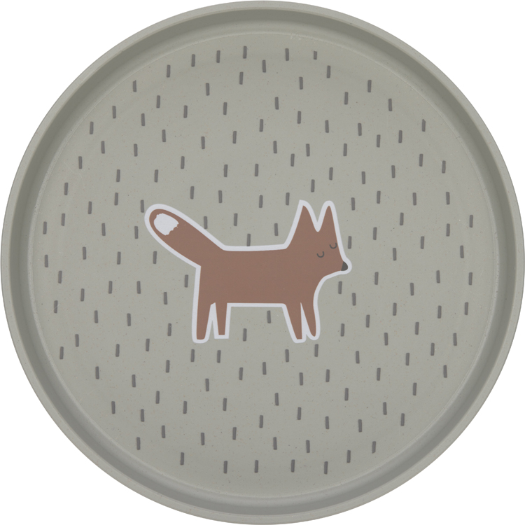 Assiette plate Little Forest Renard vert (Lassig) - Image 2
