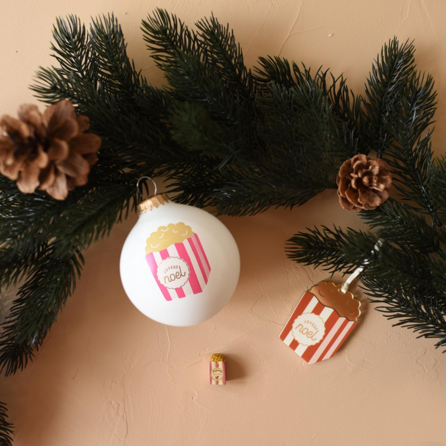 Boule de Noël Popcorn Noël Gourmand (Baubels) - Image 2
