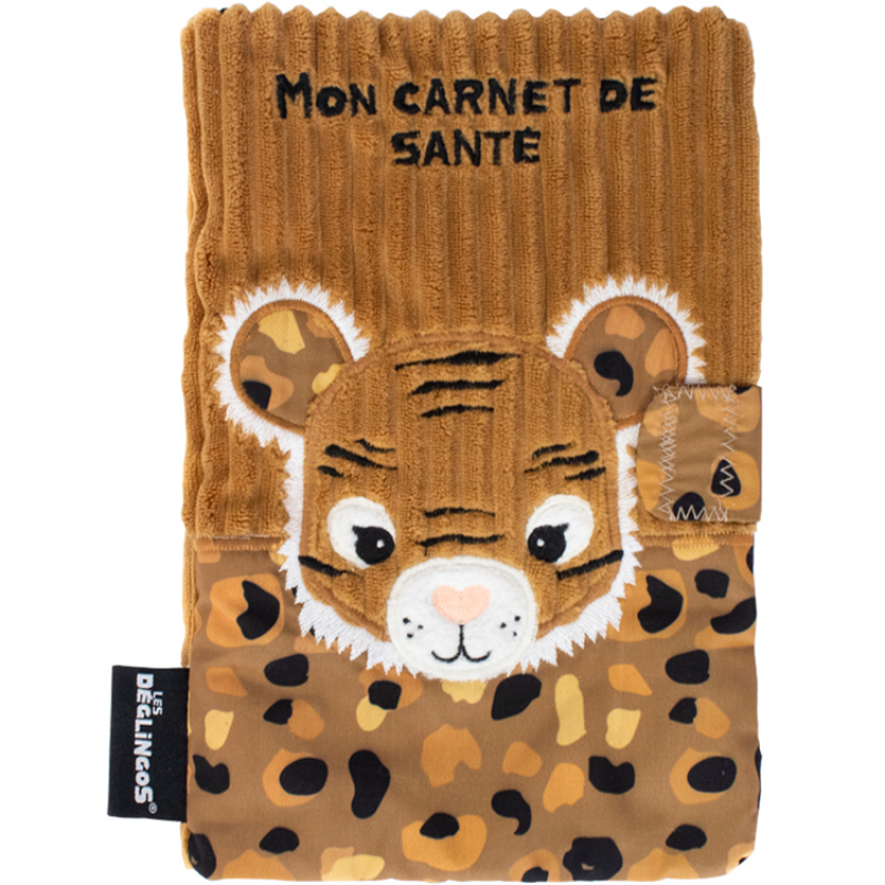 Les Déglingos - Protège carnet de santé Speculos le tigre