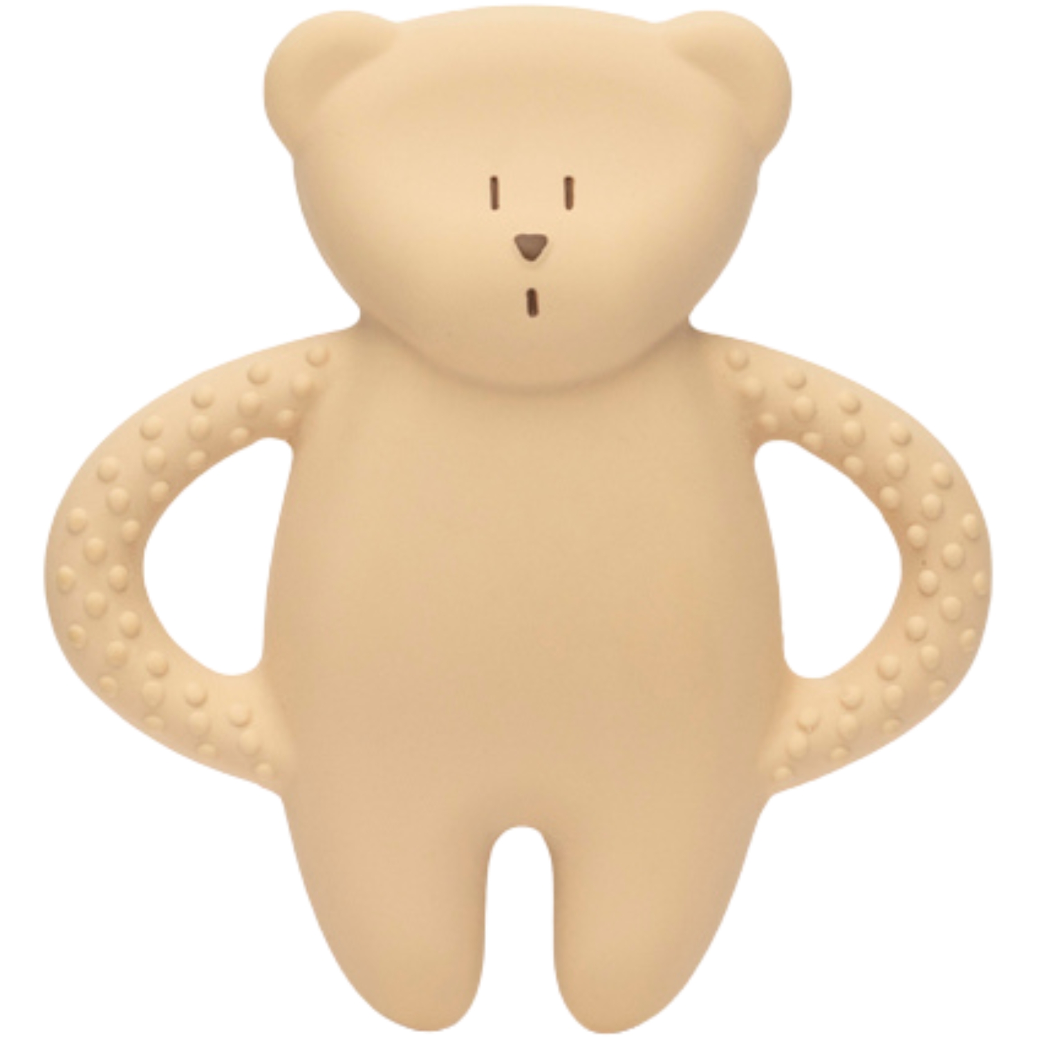 Moonie - Ourson de dentition en caoutchouc naturel sable