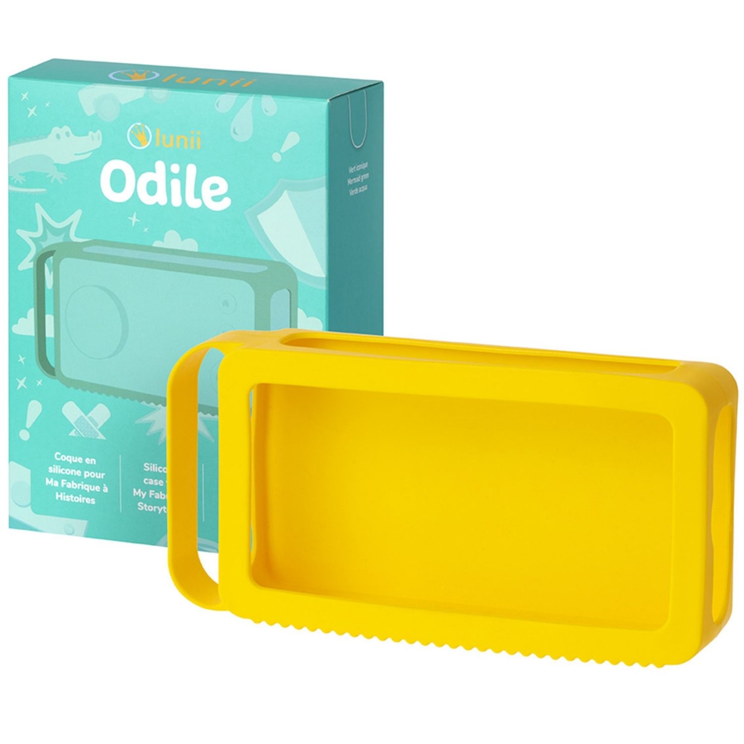 Coque Odile Jaune pour conteuse Ma fabrique à Histoires