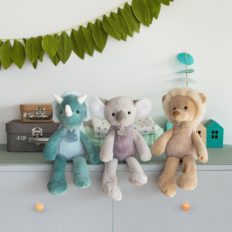 Coffret peluche Dinosaure Sweety chou Copains câlins (30 cm) (Histoire d'Ours) - Image 1