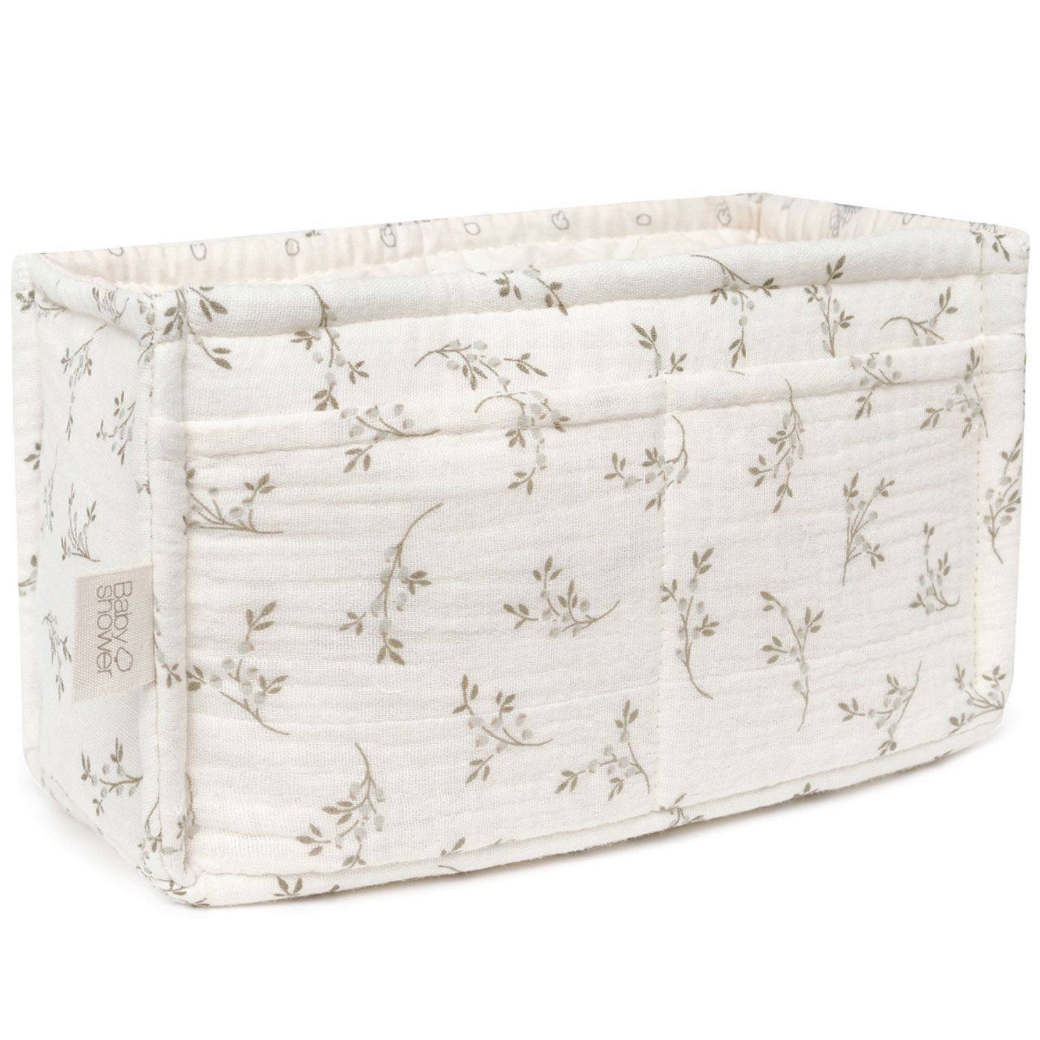 Babyshower - Panier de toilette Olive Bloom (24 cm)