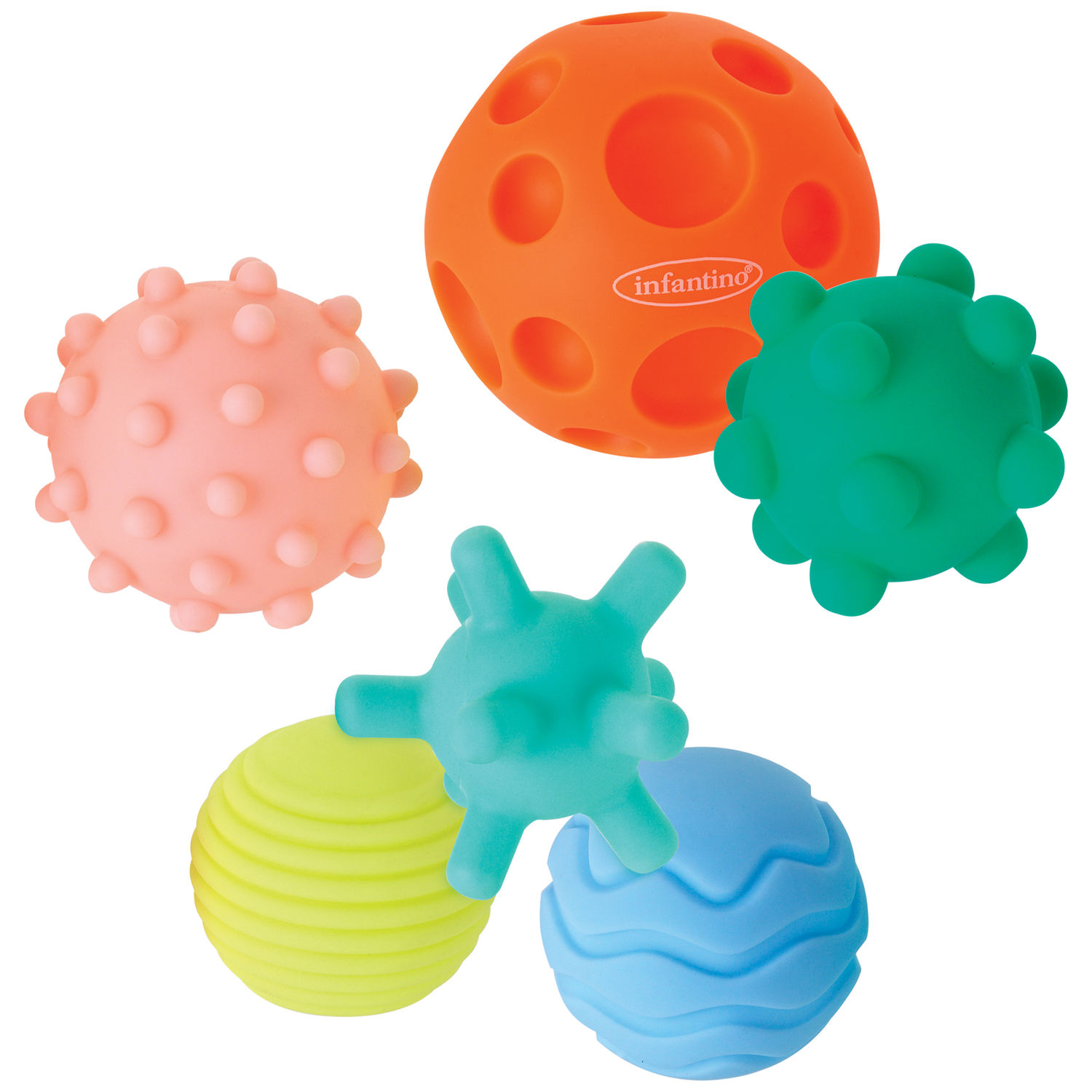 Infantino - Set de 6 balles sensorielles