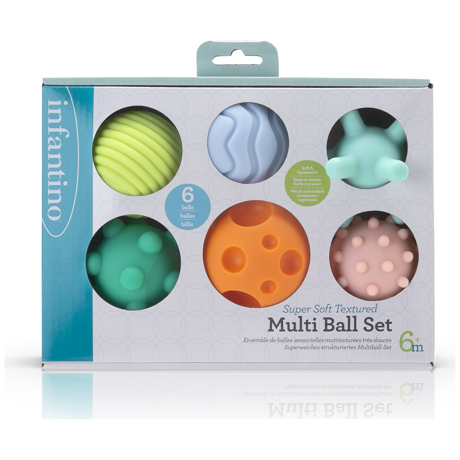 Set de 6 balles sensorielles (Infantino) - Image 3