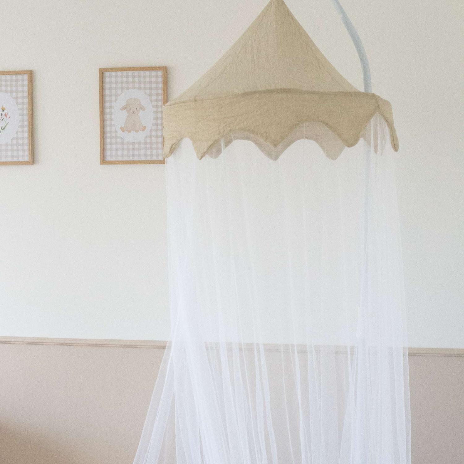 Ciel de lit moustiquaire Sable (245 cm) (Trois Kilos Sept) - Image 3