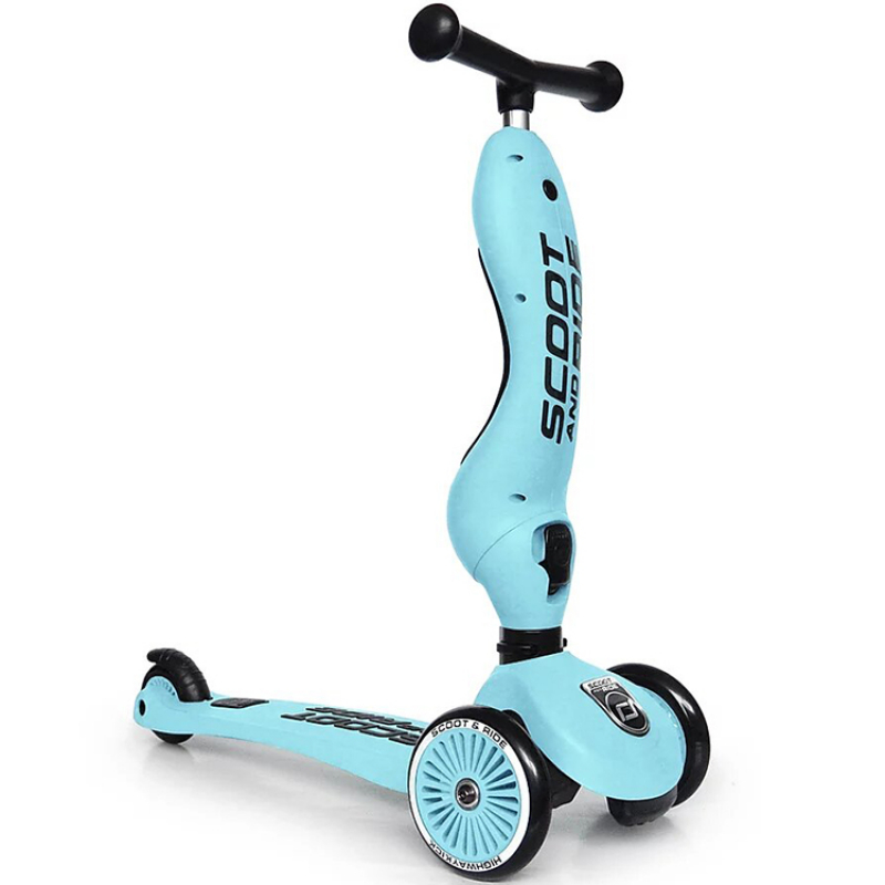 Porteur évolutif en trottinette Highwaykick 1 bleu (Scoot And Ride) - Image 2