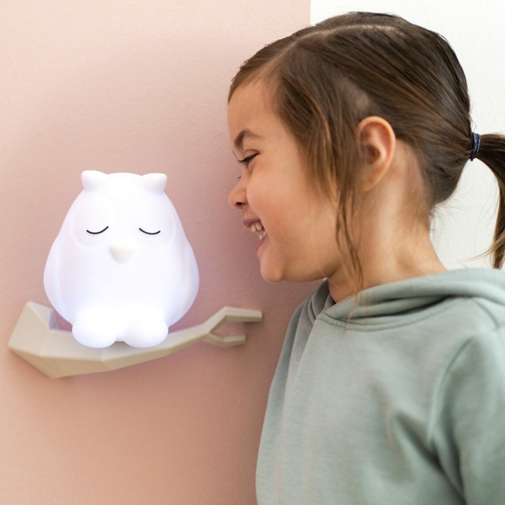 Veilleuse murale tactile Oscar le hibou (24 cm) (FLOW) - Image 1