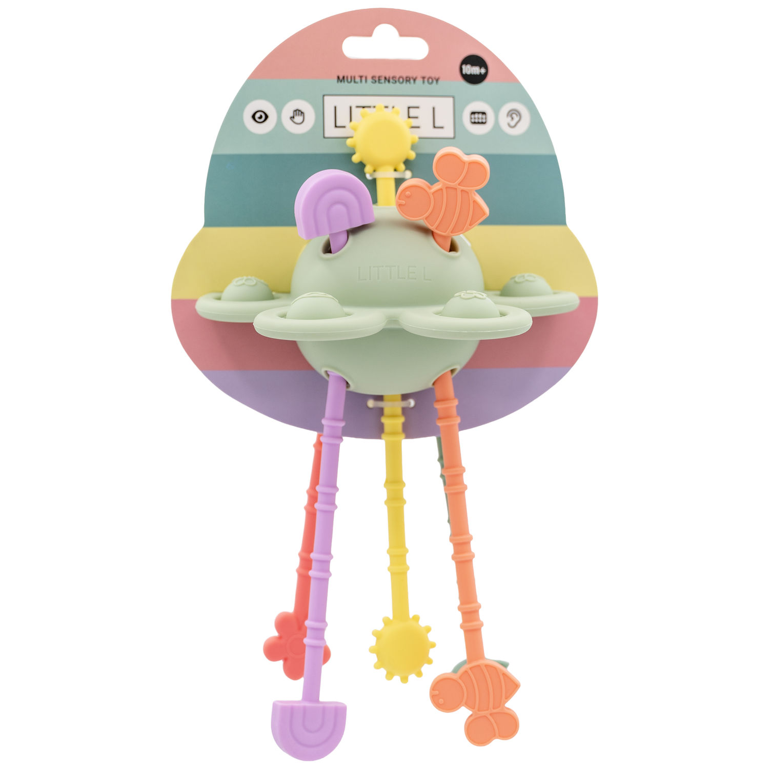 Jouet d'éveil et de dentition en silicone Jardin Sensoriel (Little L) - Image 5