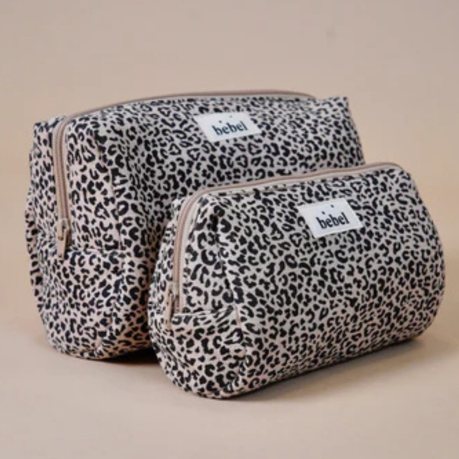 Trousse de toilette mini Léopard beige (BEBEL) - Image 1