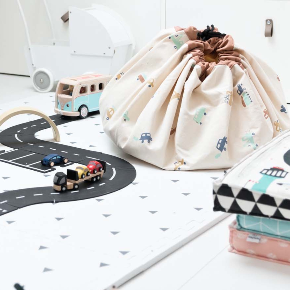 Sac à jouets 2 en 1 Noomad Original Big Cars (Play & Go) - Image 3