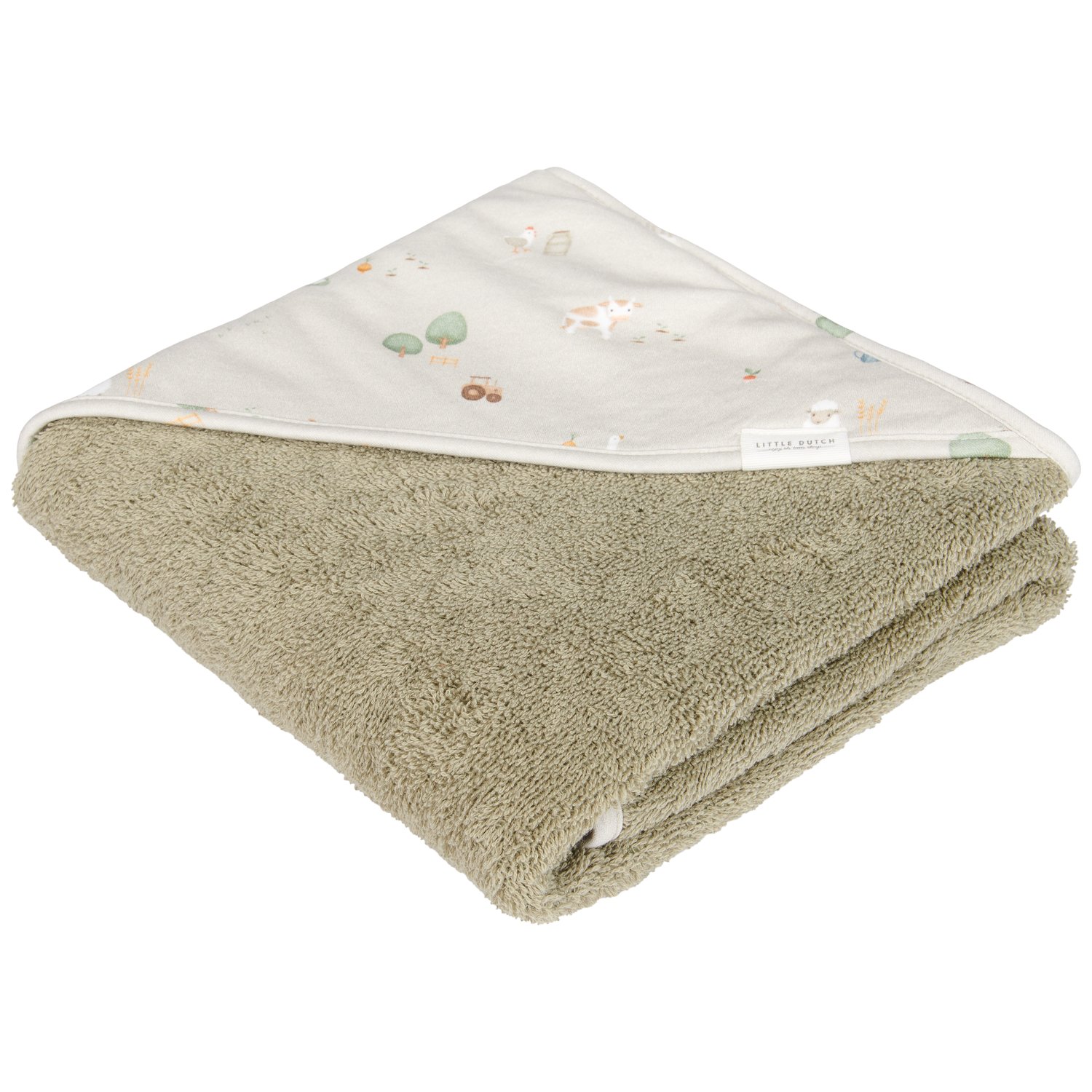 Little Dutch - Cape de bain Little Farm (75 x 75 cm)