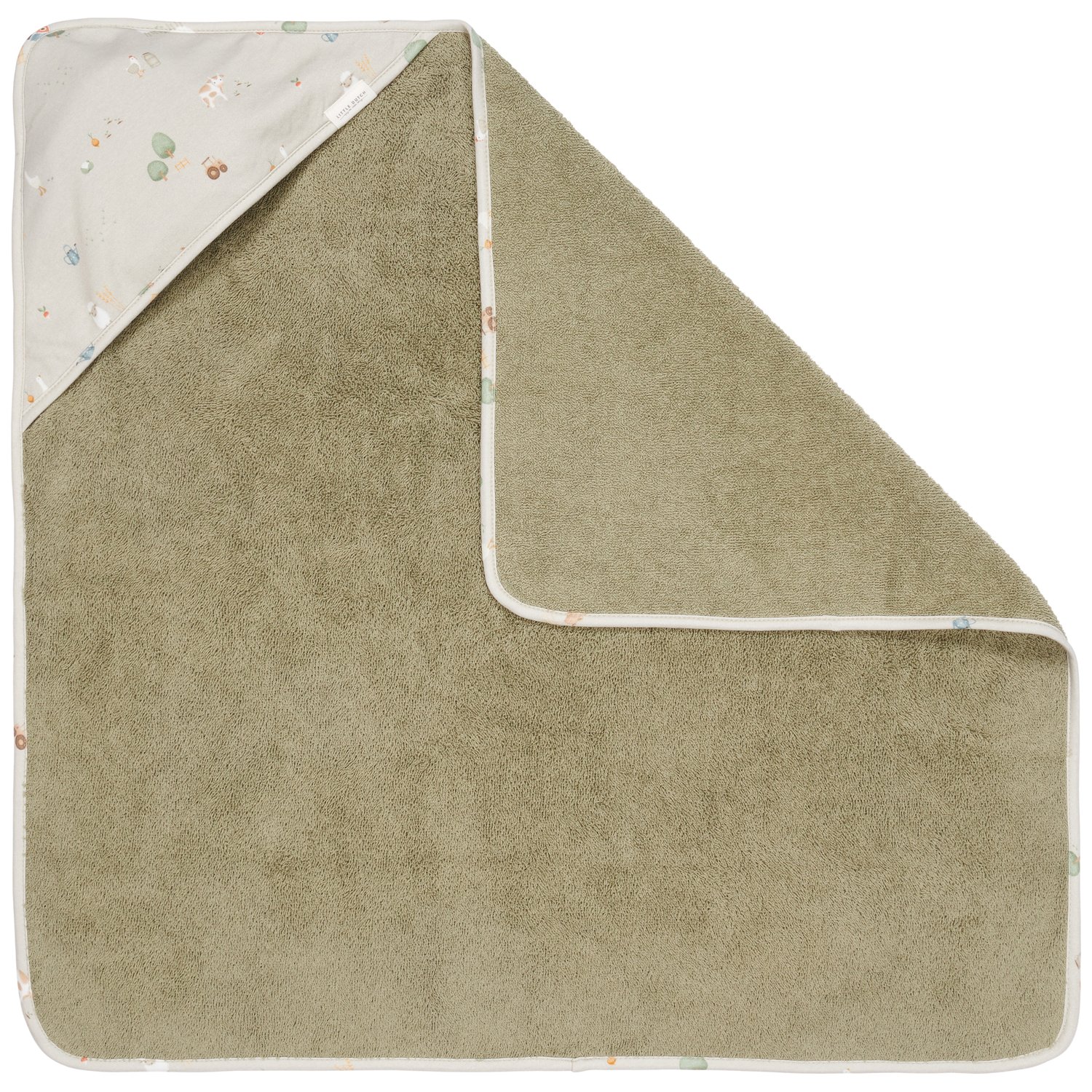 Cape de bain Little Farm (75 x 75 cm) (Little Dutch) - Image 2