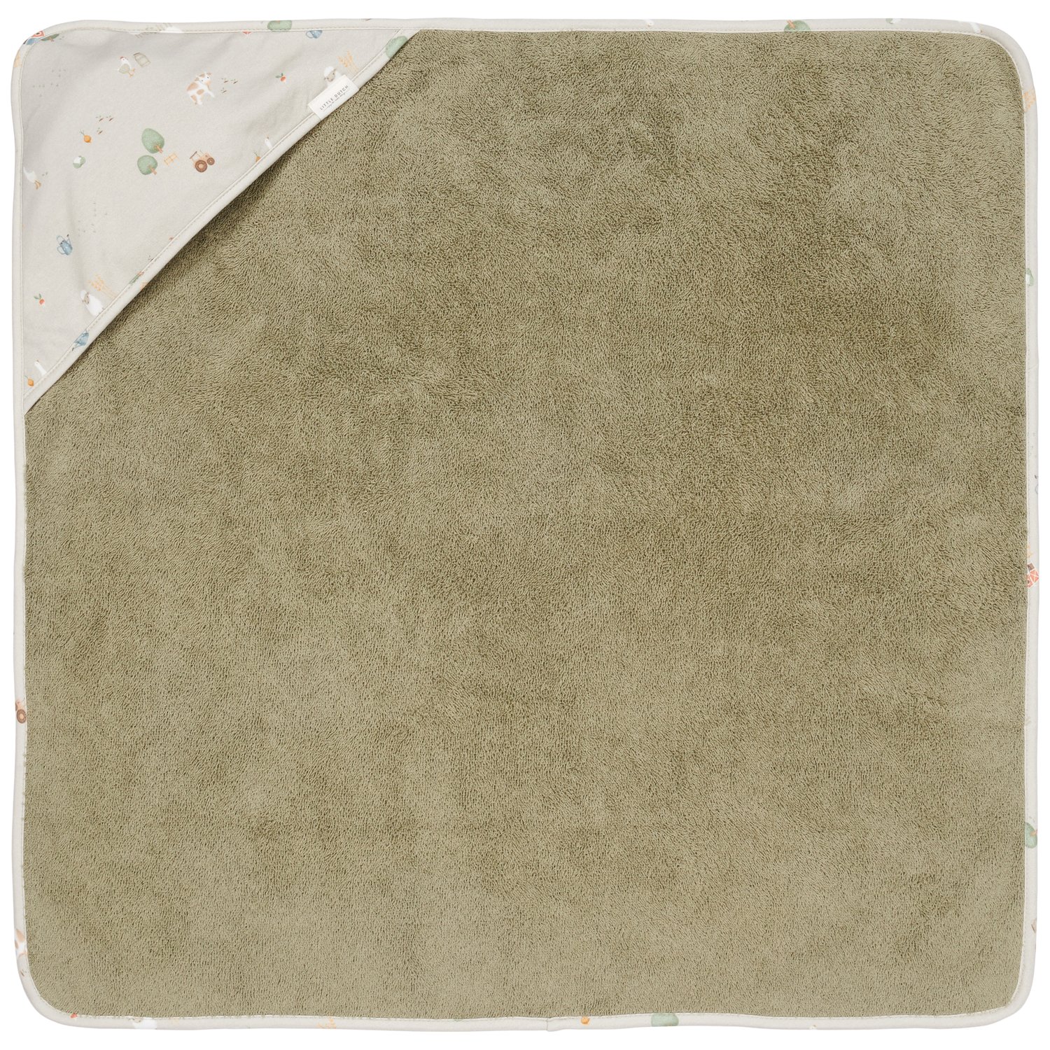 Cape de bain Little Farm (75 x 75 cm) (Little Dutch) - Image 3