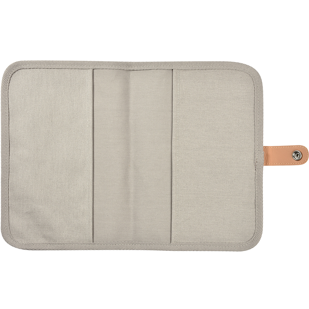 Protège carnet de santé Canvas gris perle (Béaba) - Image 5