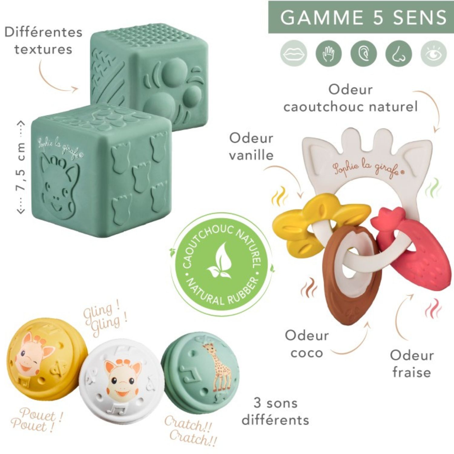 Coffret d'éveil sensoriel Sophie la girafe (Sophie la girafe) - Image 1