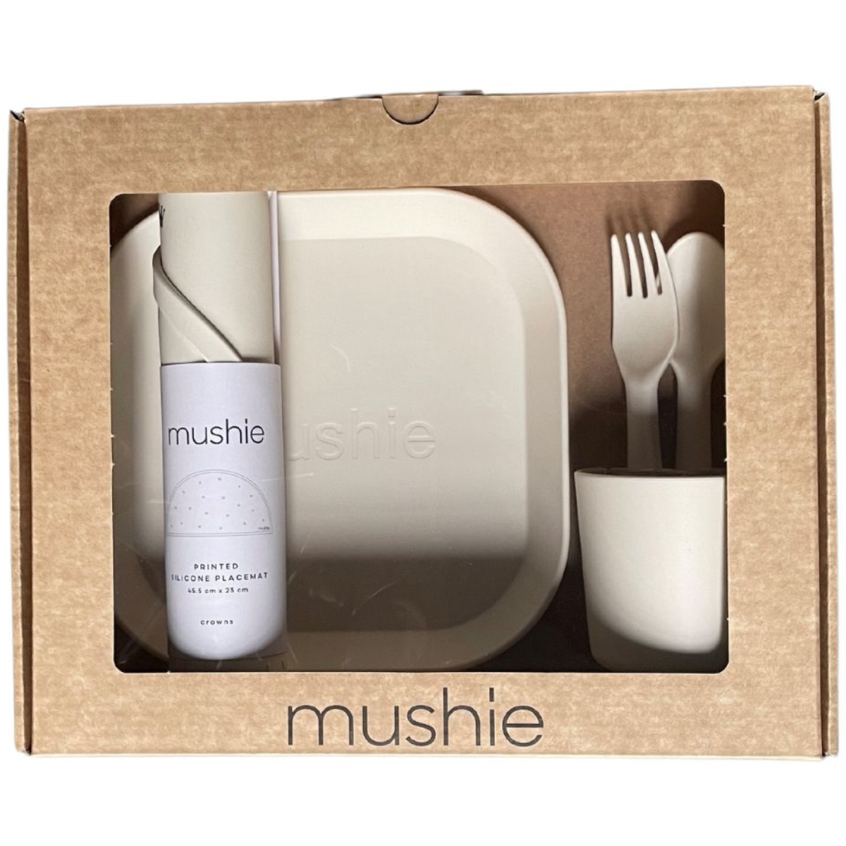 Coffret repas en silicone Ivory (5 pièces) (Mushie) - Image 2