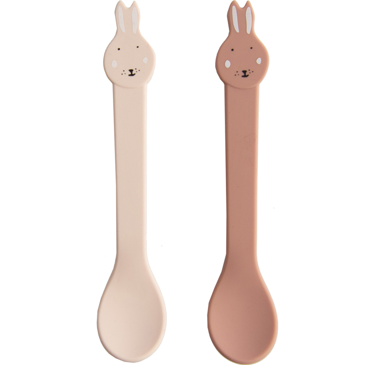 Trixie - Lot de 2 cuillères en silicone Mrs. Rabbit