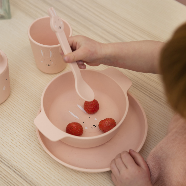 Lot de 2 cuillères en silicone Mrs. Rabbit (Trixie) - Image 1