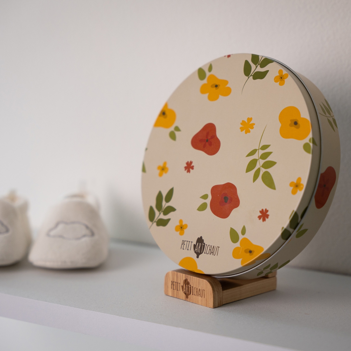 Boîte à empreintes Baby box ronde Little Prairie (Petit Artichaut) - Image 1