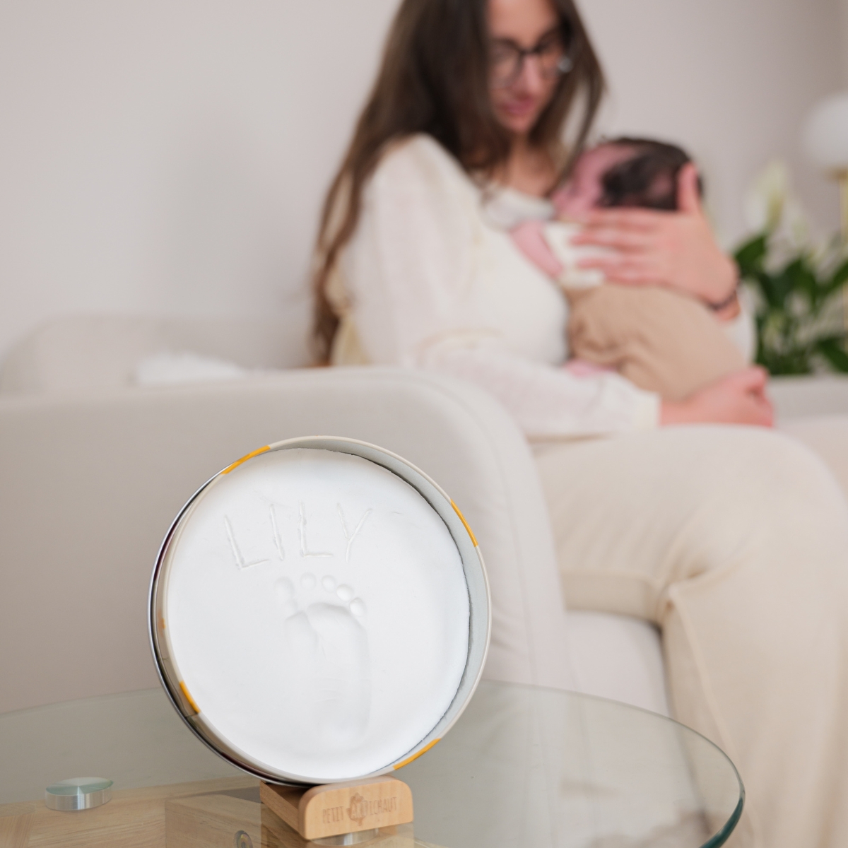 Boîte à empreintes Baby box ronde Little Prairie (Petit Artichaut) - Image 4