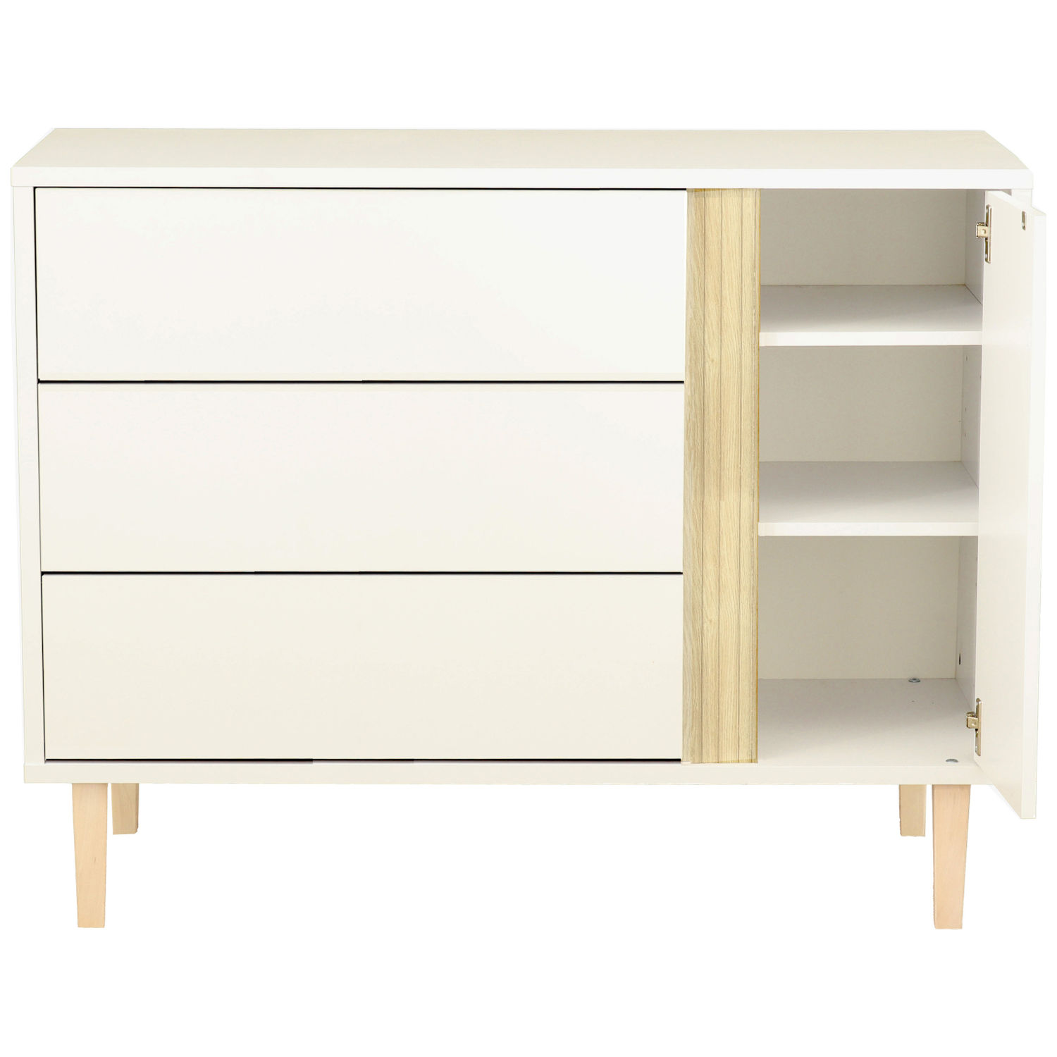 Commode 3 tiroirs et 1 porte Paloma (Sauthon) - Image 5