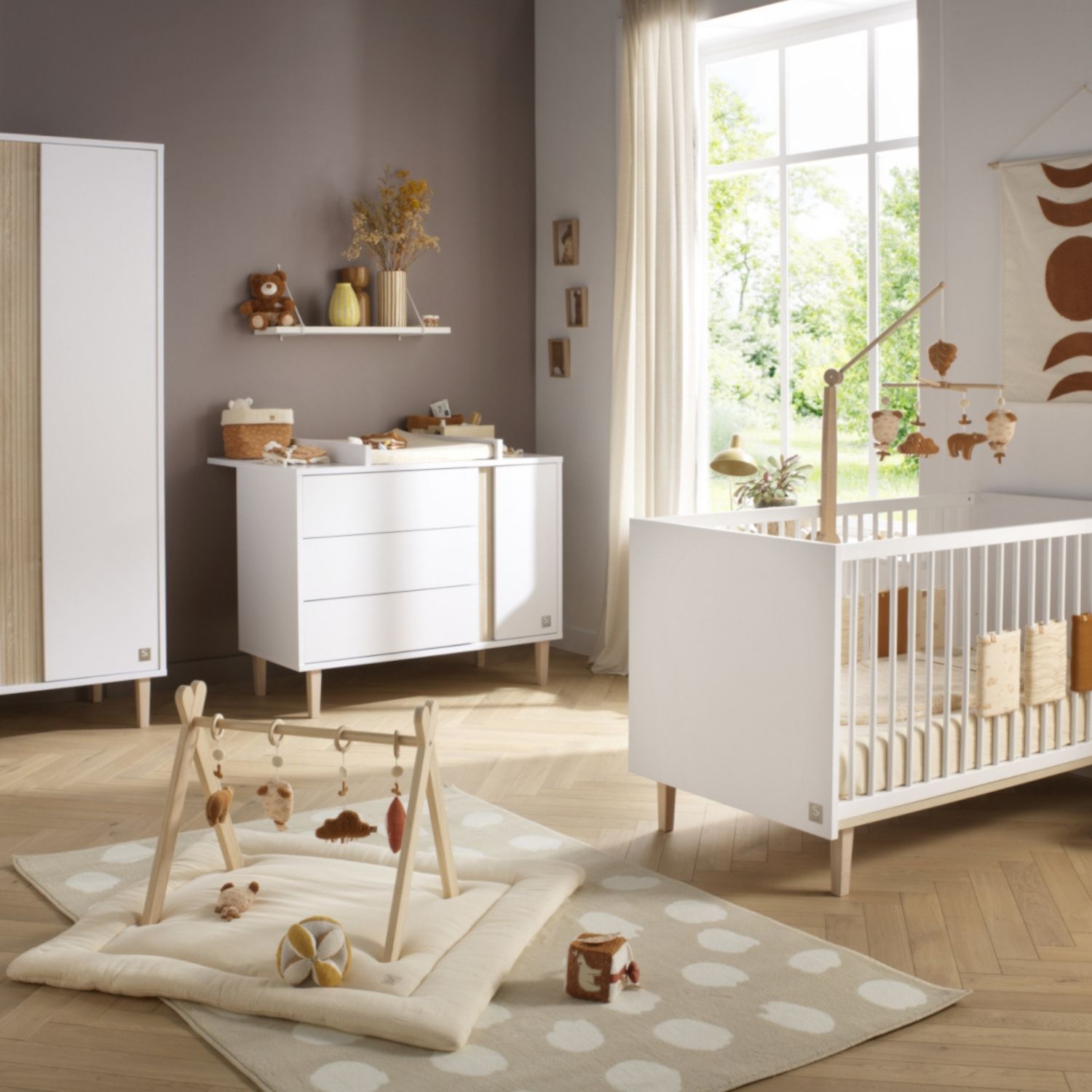 Commode 3 tiroirs et 1 porte Paloma (Sauthon) - Image 3