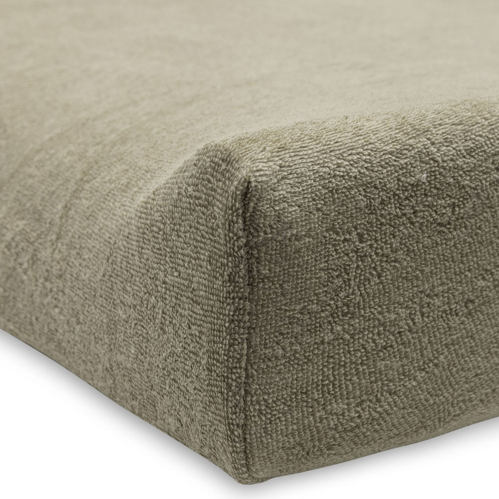 Housse matelas à langer en éponge Olive Green (50 x 70 cm) (Jollein) - Image 1