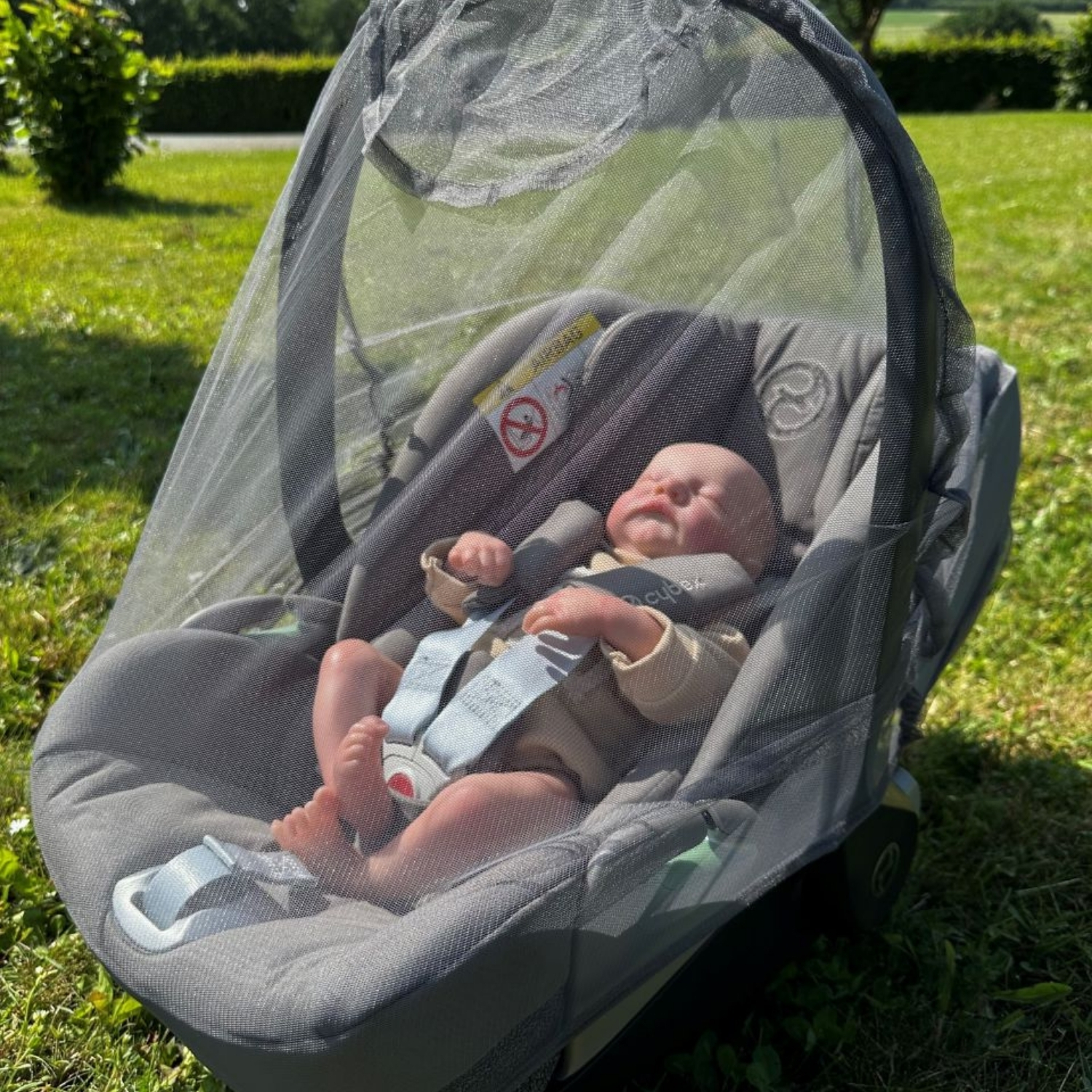 Moustiquaire pour siège-auto bébé MOSKITO LUXE dark grey (Kaiser) - Image 3