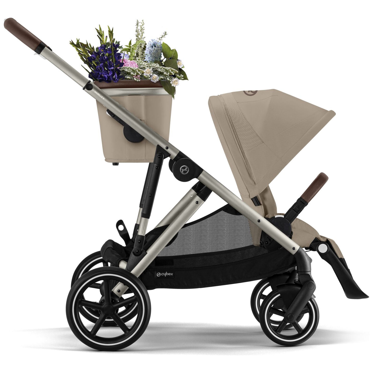 Poussette citadine Gazelle S Almond Beige (Cybex) - Image 5