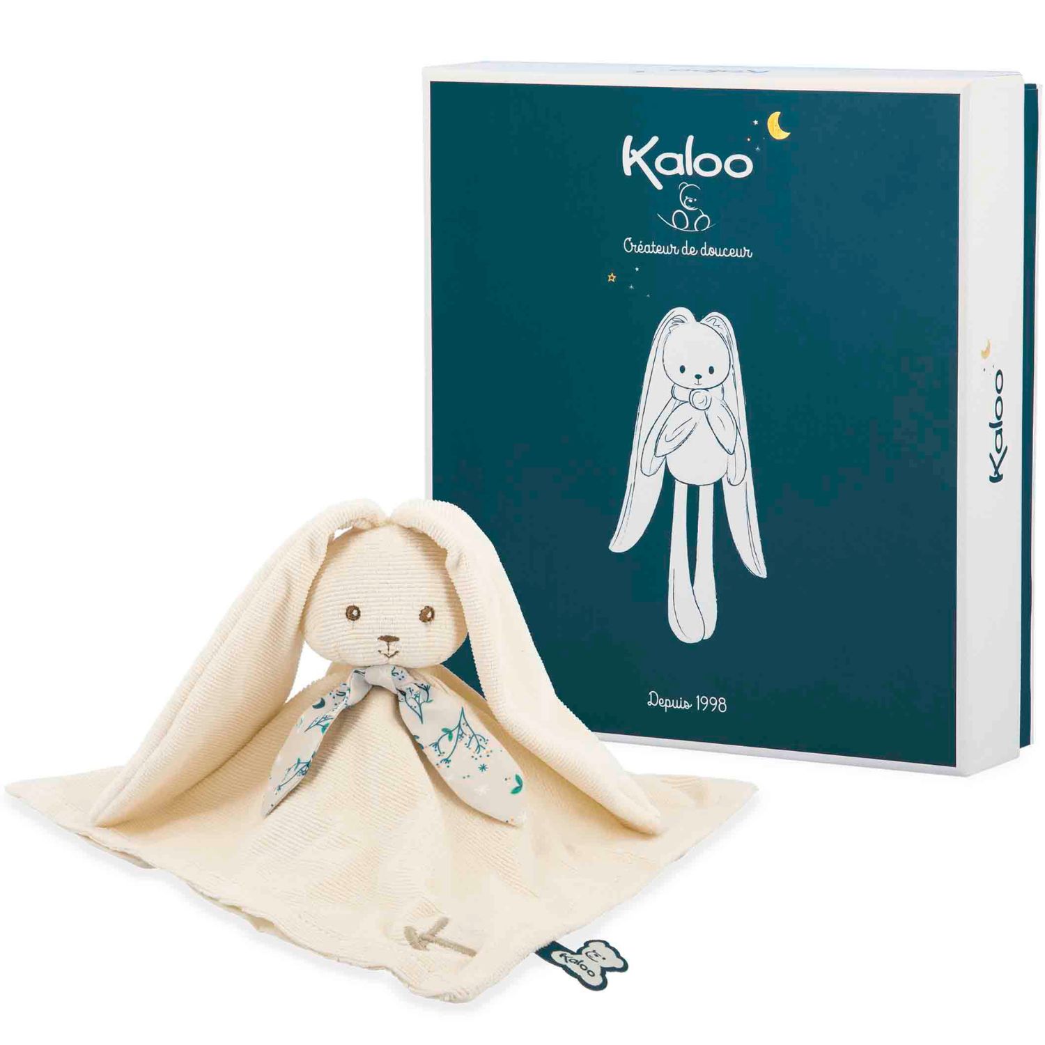 Doudou plat Lapinoo crème (Kaloo) - Image 2