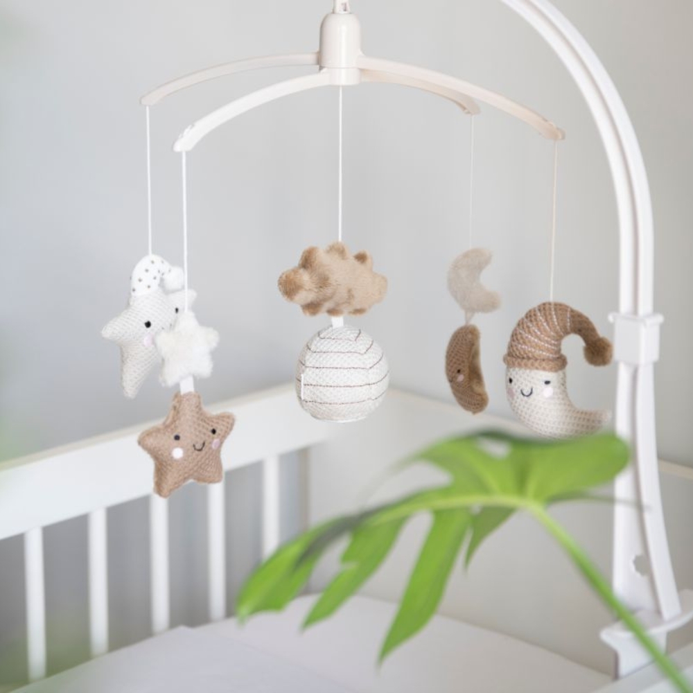 Mobile musical Heaven clay-warm linen (Baby's Only) - Image 1