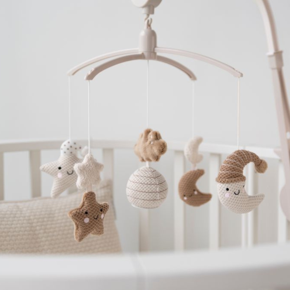 Mobile musical Heaven clay-warm linen (Baby's Only) - Image 2