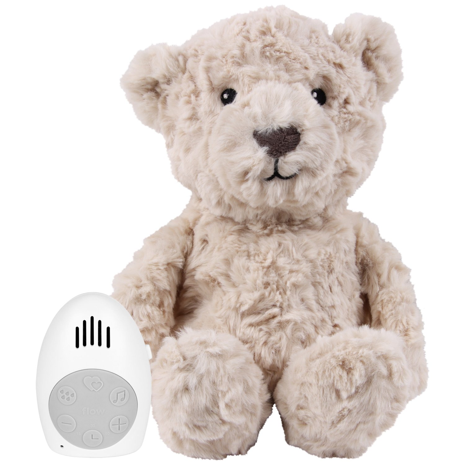Peluche bruit blanc rechargeable Lou ours beige (FLOW) - Image 4
