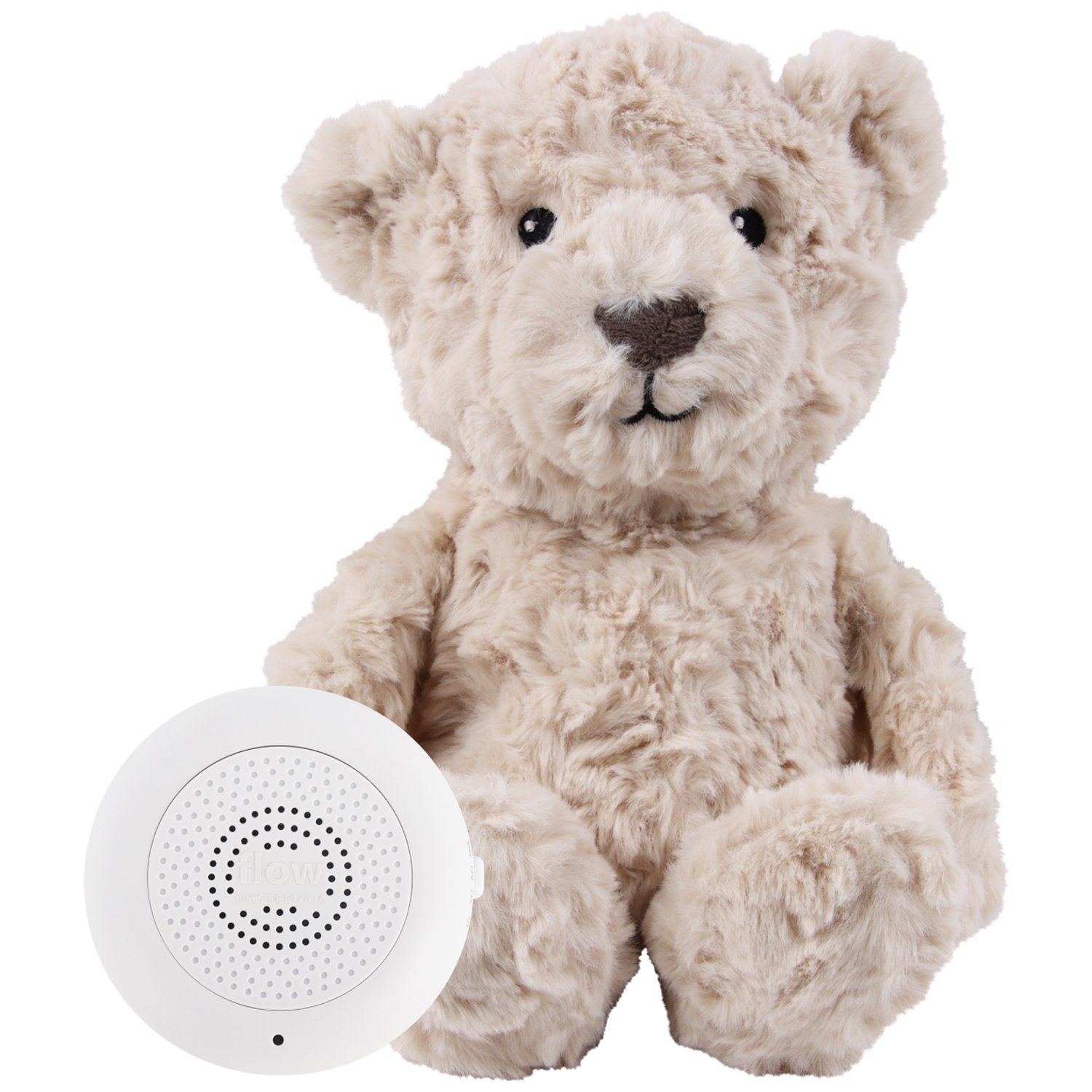 Peluche bruit blanc rechargeable Lou ours beige (FLOW) - Image 5