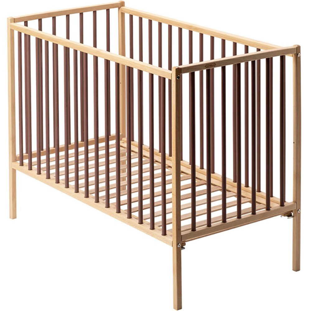 Lit à barreaux en bois Rémi hybride vieux rose (60 x 120 cm) (Combelle) - Image 6