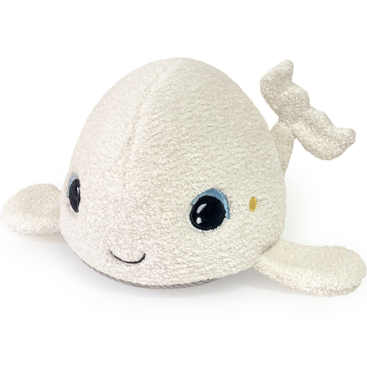 Veilleuse peluche bruits blancs et roses Beluga (Pabobo) - Image 1