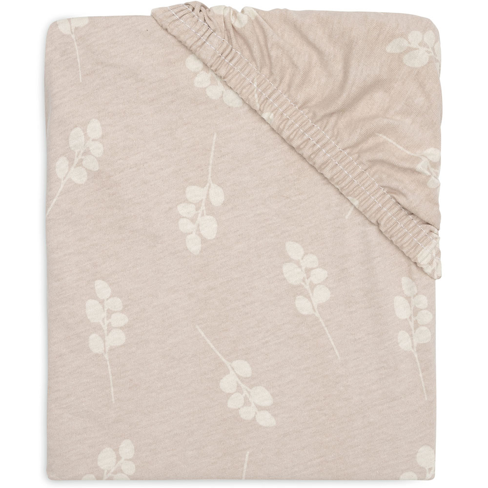 Drap housse en jersey Twig Wild Rose (60 x 120 cm) (Jollein) - Image 1