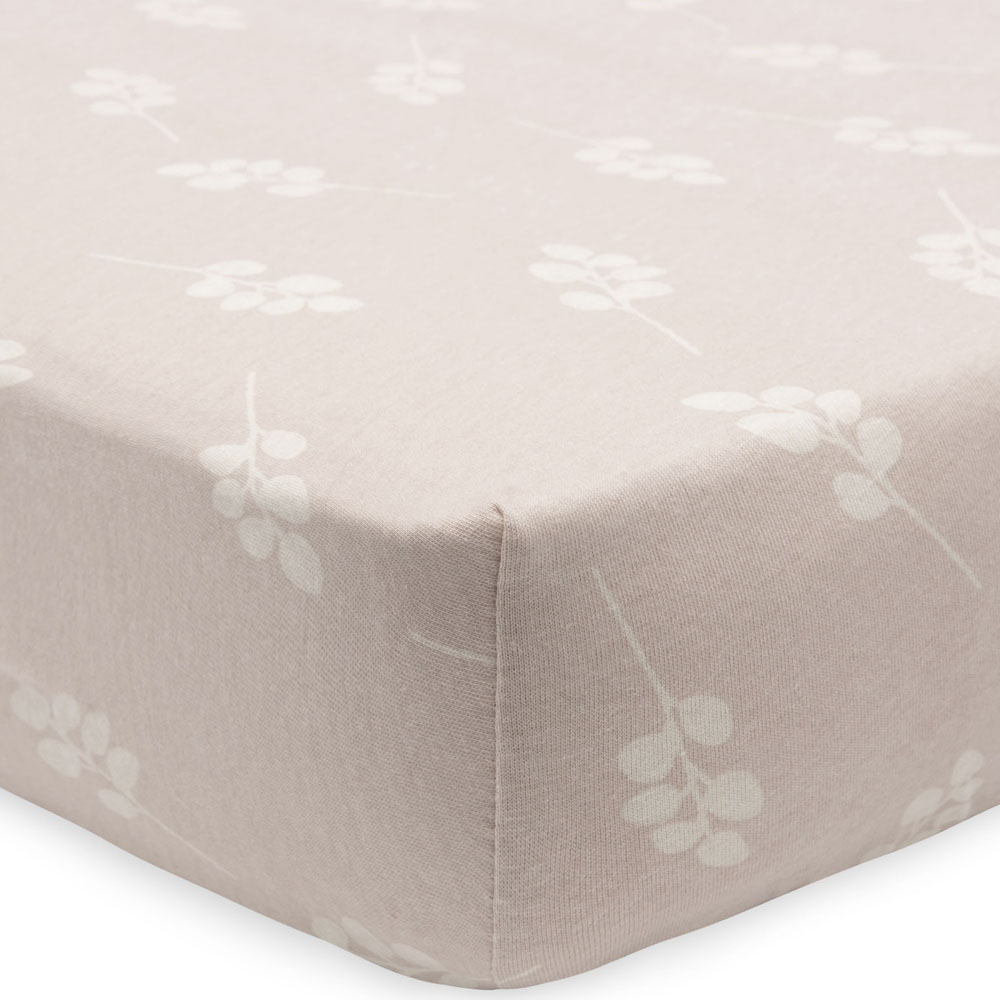 Drap housse en jersey Twig Wild Rose (60 x 120 cm) (Jollein) - Image 3