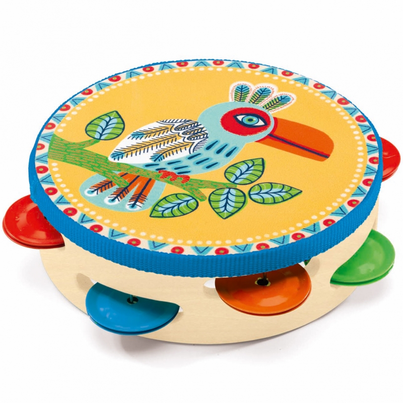 Tambourin avec cymbales (Djeco) - Image 1