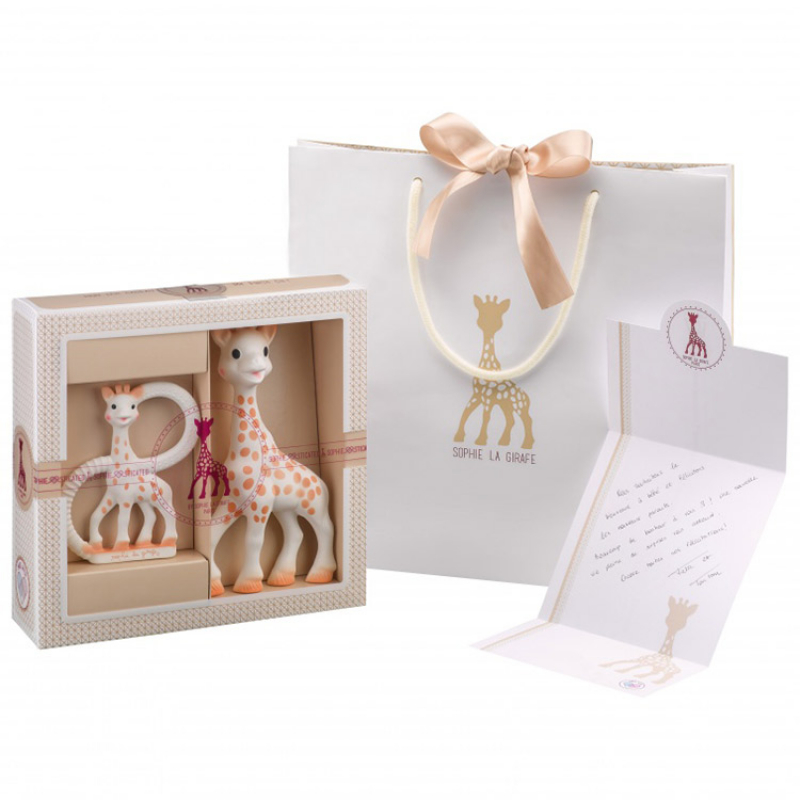 Coffret cadeau Sophiesticated hochet + jouet de dentition (Sophie la girafe) - Image 7