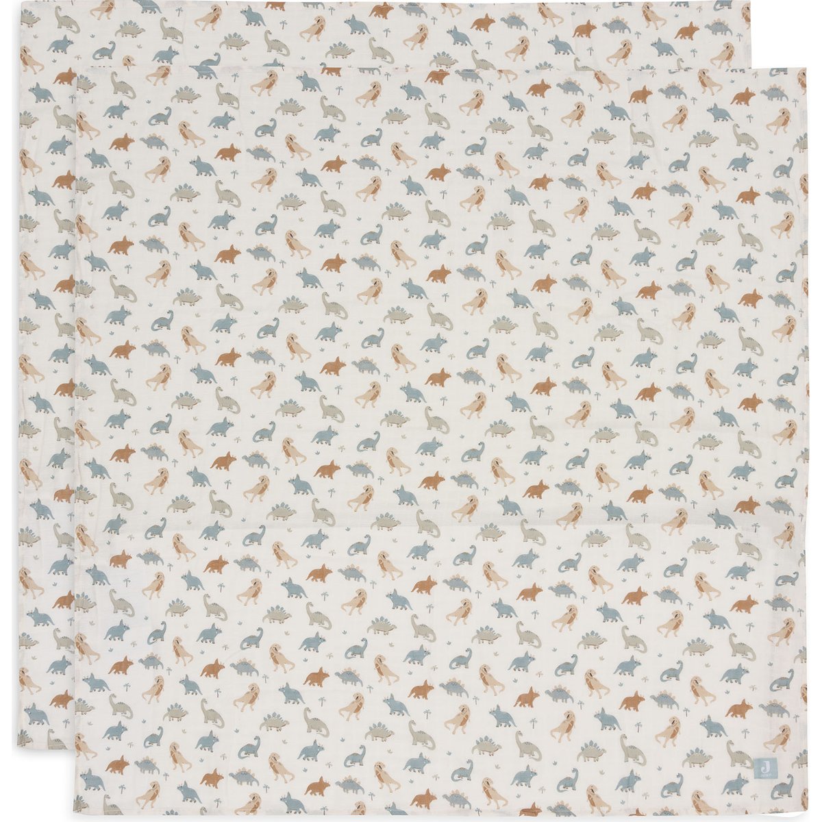 Jollein - Lot de 2 maxi-langes en coton Roarsome (115 x 115 cm)