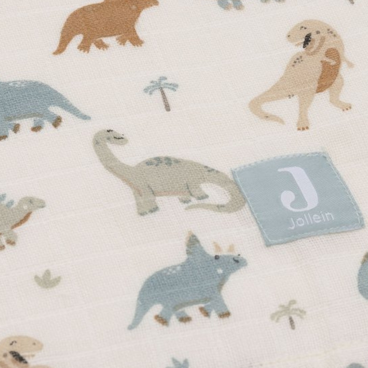 Lot de 2 maxi-langes en coton Roarsome (115 x 115 cm) (Jollein) - Image 5